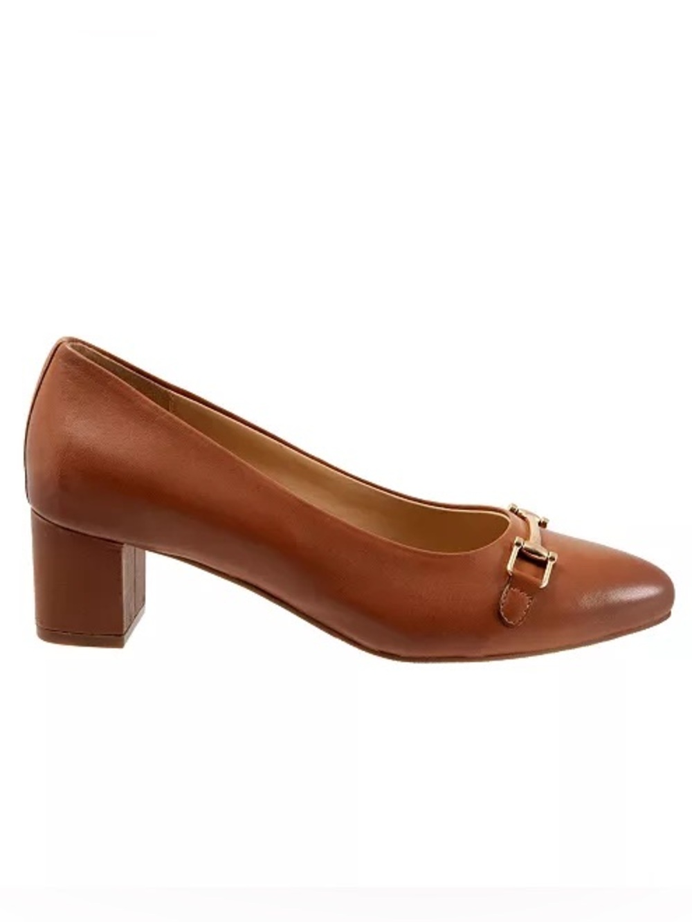 Trotters Brown Suede Kenzie Comfort Pumps NWT - Picture 2 of 6